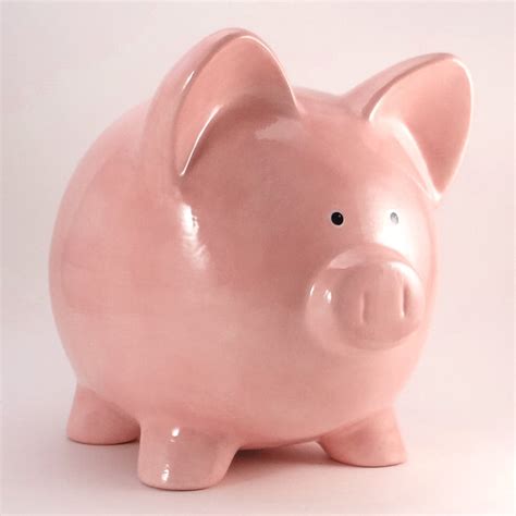 Pink Piggy Bank Personalized Piggy Bank Old Fashioned Piggy - Etsy