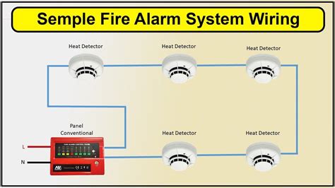 How To Make Simple Fire Alarm System Wiring Diagram | fire alar | Fire ...