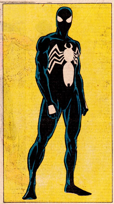 Bajo la Máscara — thecomicsvault: SYMBIOTE COSTUME SPIDER-MAN By...