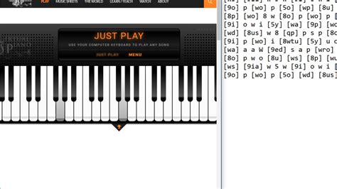 Virtual piano notes - juluclassic