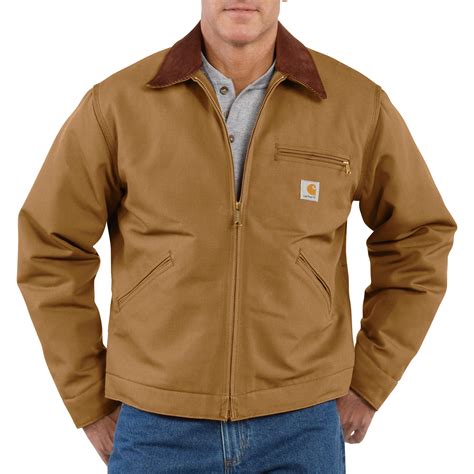 Carhartt Men's Duck Detroit Blanket-Lined Jacket, Model# J001 | Northern Tool + Equipment