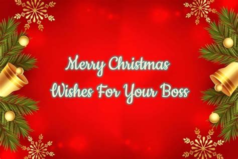 55 Merry Christmas Wishes For Your Boss - SliControl.Com