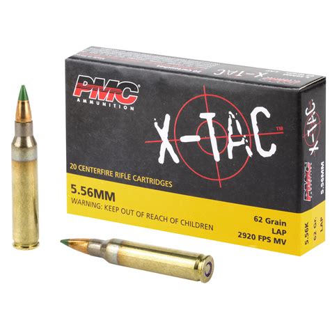 PMC X-TAC 5.56 62-Grain LAP Ammo 20 rounds - Western Sport