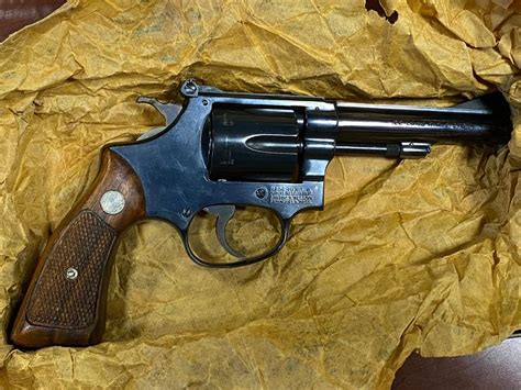 SMITH + WESSON INC - S&W Model 34-1 22lr revolver blued w/ box