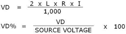 voltage drop calculations single phase ac - Electrical Engineering Stack Exchange