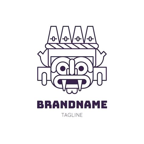 Premium Vector | Flat design aztec logo design