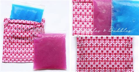 DIY Reusable Ice Pack and Cozy Cover - Dabbles & Babbles