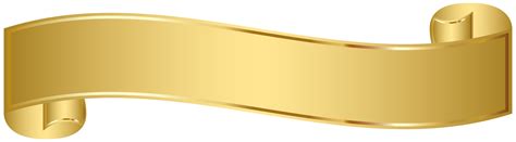 Gold Banner Clip Art PNG Image | Gallery Yopriceville - High-Quality Images and Transparent PNG ...