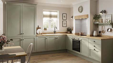 Allendale Sage Green Kitchen | Fitted Kitchens | Howdens