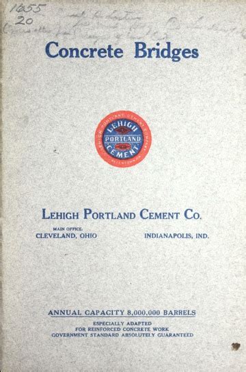 Concrete bridge : Lehigh Portland Cement Co. : Lehigh Portland Cement ...