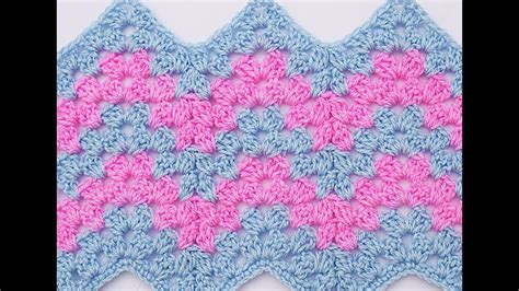 Crochet stitch zig zag very easy - YouTube in 2021 | Crochet stitches ...