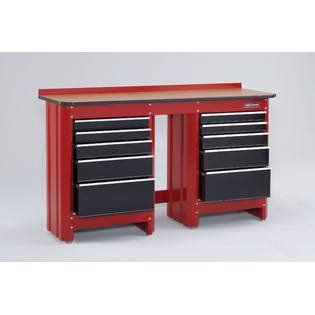 Craftsman 5-Drawer Workbench Module - Red/Black