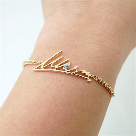 Personalized Bracelet for Women: Custom Name Bracelet 14K - Etsy