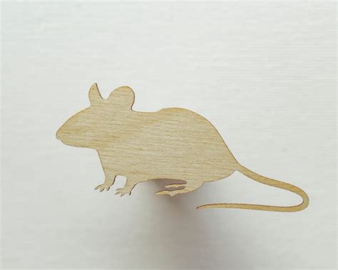 Mouse Shape MULTIPLE SIZES Laser Cut Unfinished Wood - Etsy