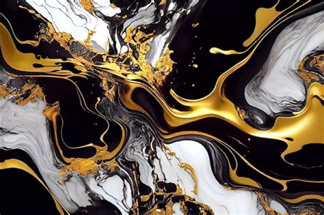 Premium Photo | Gold and black marble wallpaper for your iphone x backgrounds, mobile ...