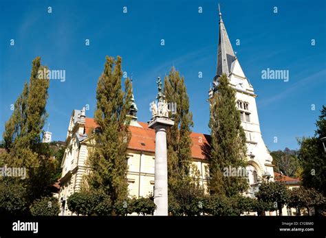 St James's Church, Old town, Ljubljana, Slovenia Stock Photo - Alamy