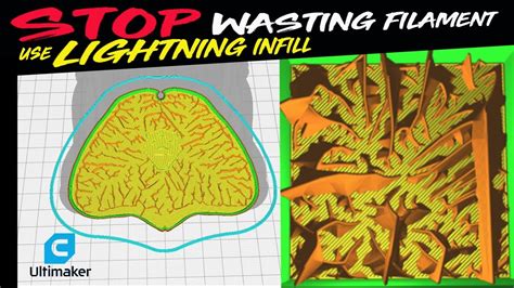 STOP Wasting on INFILL // Use LIGHTNING INFILL - YouTube