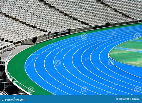 Olympic Running Tracks Stock Images - Image: 15052904