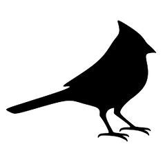 Cardinal Bird Silhouette at GetDrawings | Free download