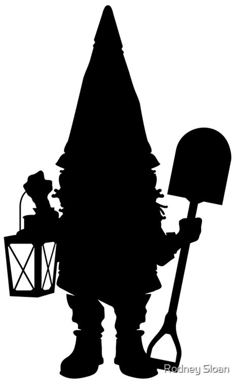 Silhouette Gnome Svg Black And White - 169+ Best Free SVG File