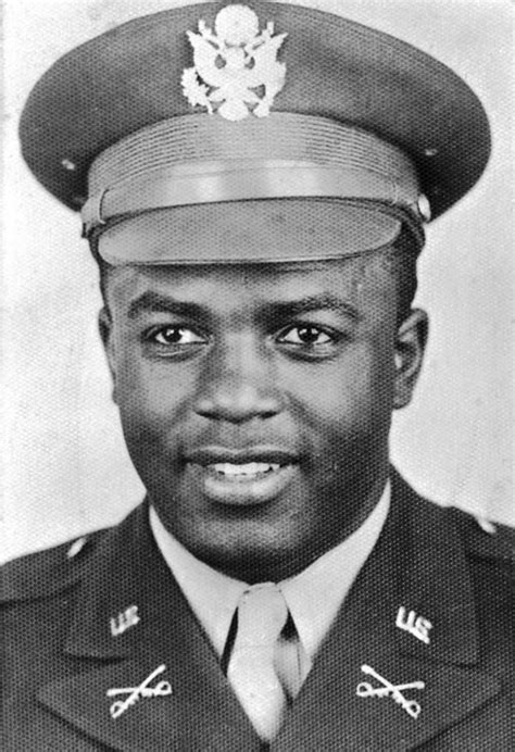 Baseball Legend, 2LT Jackie Robinson US Army (Served 1942-1944) Short Bio: Hall of Fame Major ...