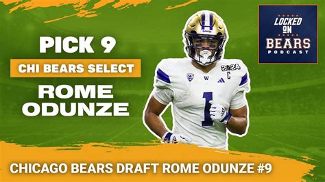 Rome Odunze selected by Chicago Bears in 2024 NFL Draft | king5.com