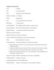 TADIKA LESSON PLAN ASSIGNMENT GROUP.docx - TADIKA LESSON PLAN Class : 5 ...