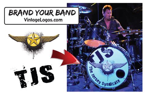 Custom Drum Head Design VintageLogos • Vintage Logos