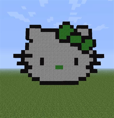 Hello Kitty (Minecraft) by MinecraftPixelArtist on DeviantArt