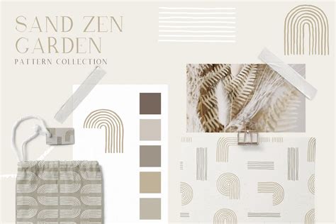 Sand Zen Garden - Seamless Patterns Graphics - YouWorkForThem