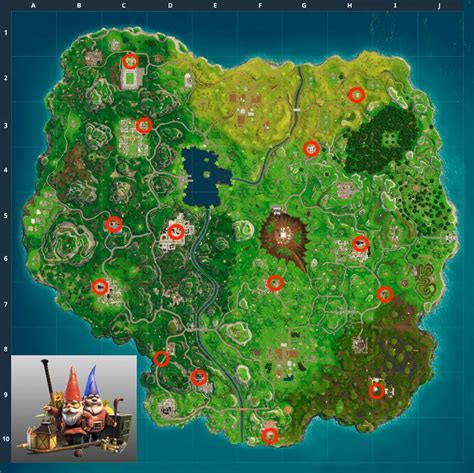 All Gnome Locations In Chapter 5 Fortnite 2024 - Dynah Christye