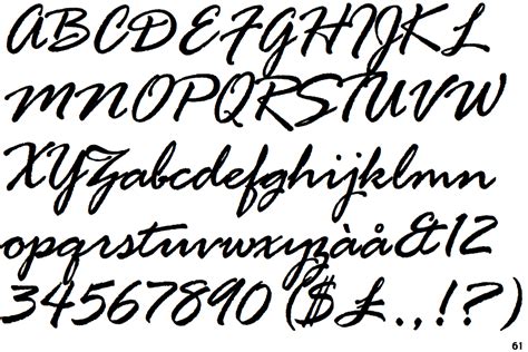 Italic Script Font