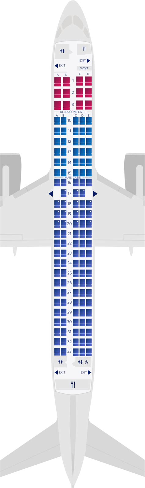 Seat Map Airbus A220 300 - Image to u