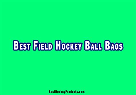 5 Best Field Hockey Ball Bags Review 2023 | Best