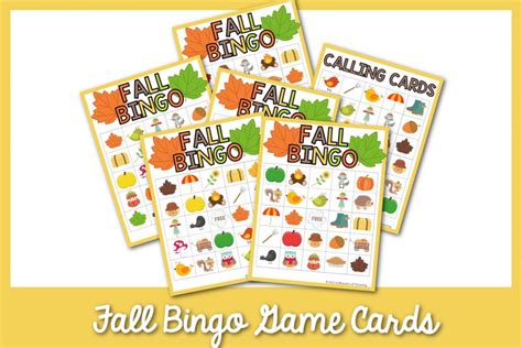 Fall Bingo Free Printable