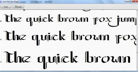 Install Font Aksara Jawa Word - IMAGESEE