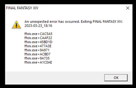 FF14 Error codes - Help needed : r/ffxiv