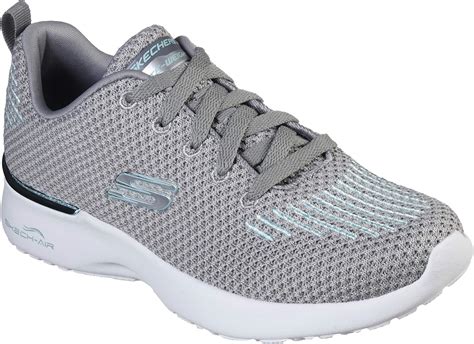 Skechers Lite-Weight Womens Black & Grey Trainer: Amazon.co.uk: Shoes & Bags