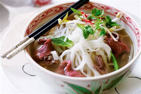 Vietnamese Soup Pho Bo (Pho Ga, Pho Ka) - a Fiery Hot Meal for Every Day