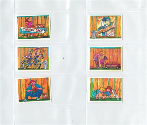 1996 Cracker Jack Fun Stickers Set 6 #* - Scottsdale Cards 2021