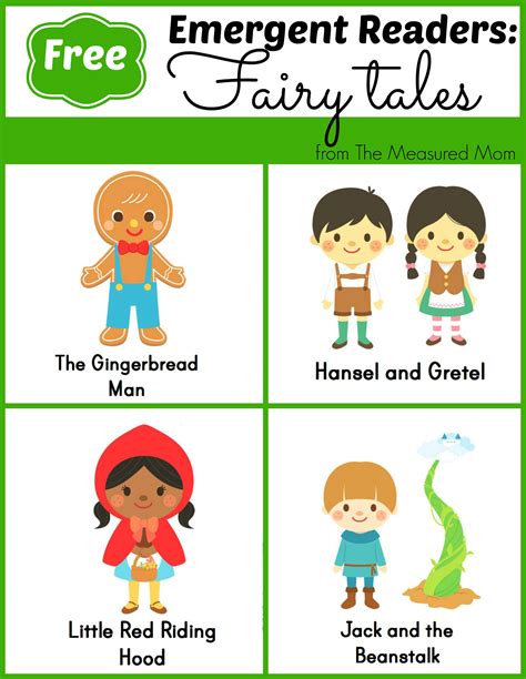 Fairy Tale Emergent Readers - The Measured Mom