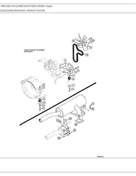 Case 1840 Skid Steer Loader Illustrated Parts List Manual Catalog