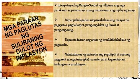 Implasyon | PPT