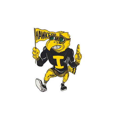 No. 1 Herky | Iowa hawkeyes, College logo, Hawkeyes