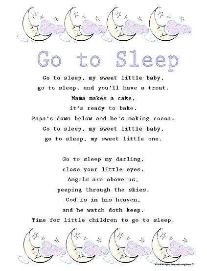 Go To Sleep Little Baby Lullaby - Baby Viewer