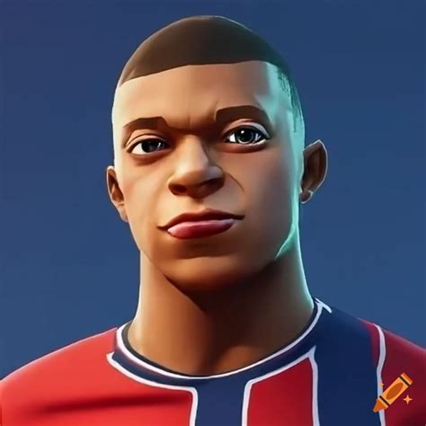 Mbappe in fortnite style