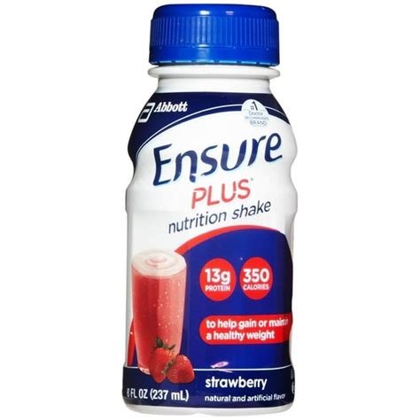 Ensure Plus Balanced Nutrition Drink - Strawberry & Cream - 8 oz - 6 pk ...