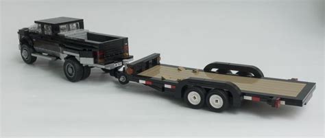 Dodge Ram 3500 with trailer rear | Lego tractor, Lego truck, Lego technic truck