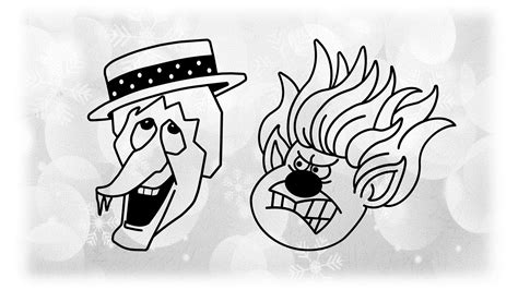 Holiday Clip-Art: Snow Miser & Heat Miser Miser Brothers | Etsy