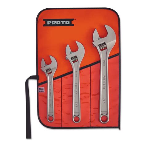 Proto PROTO Three-Piece Adjustable Wrench Set - Walmart.com